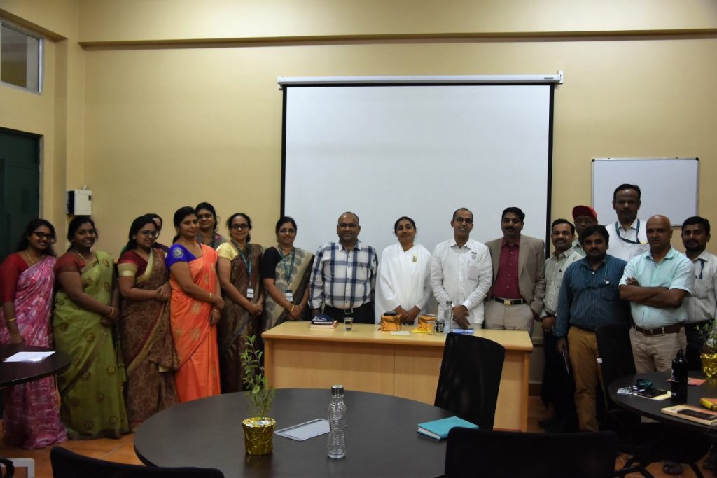 Programs conducted by Brahmakumaris, Basavanagudi, Bengaluru - BK Brother Prof EV Gireesh's Visit